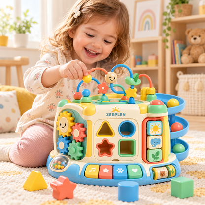 🧸✨ ZEEPLEN® WonderPlay Pro Interaktív Gyermekjáték Szett – Prémium Fejlesztő Játék Színes Tevékenységekkel, Kreatív Játékkal, Interaktív Funkciókkal, Tartós Gyermekbarát Kialakítással és Vidám Tanulási Élménnyel Fiúknak és Lányoknak 🌟